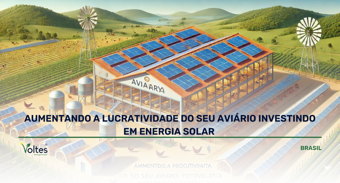 AUMENTANDO A LUCRATIVIDADE DO SEU AVIÁRIO INVESTINDO EM ENERGIA SOLAR FOTOVOLTAICA
